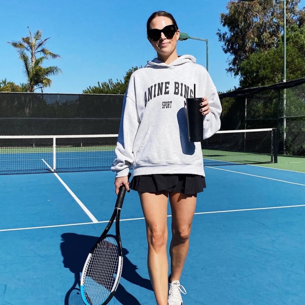 ANINE BING Harvey logo-print sweatshirt